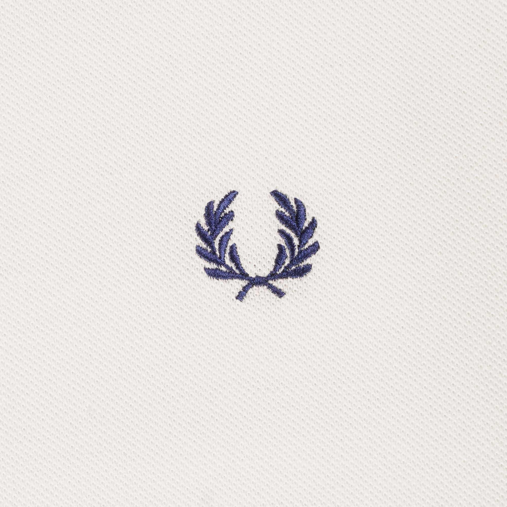 Fred Perry Reissues Crew Neck Piqu  T-Shirt - Ecru