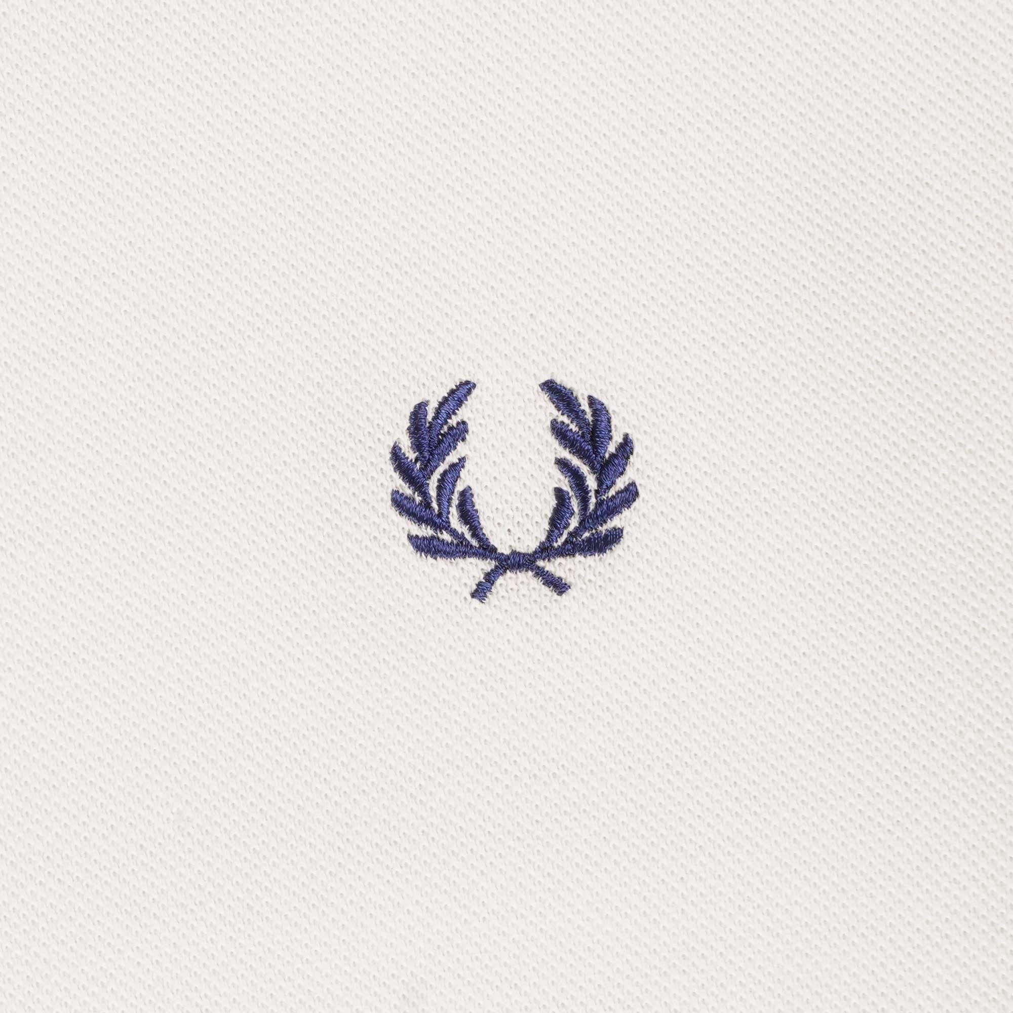Fred Perry Reissues Crew Neck Piqu  T-Shirt - Ecru