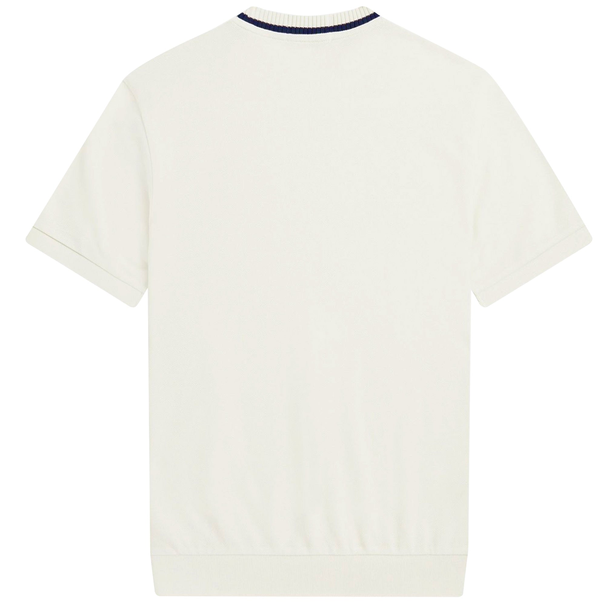 Fred Perry Reissues Crew Neck Piqu  T-Shirt - Ecru