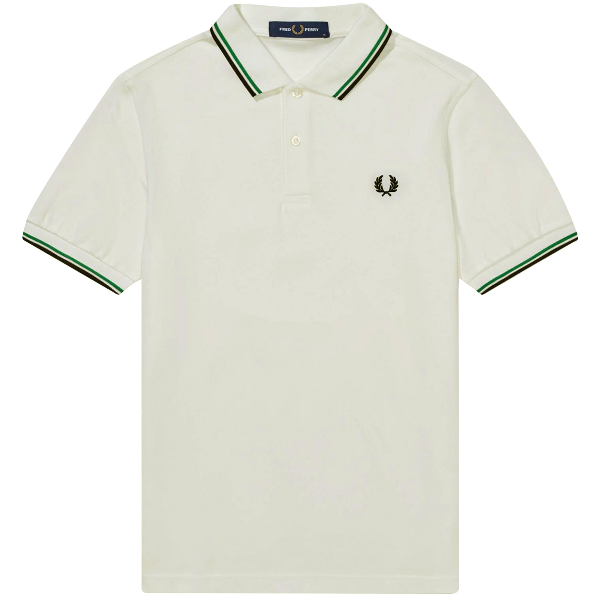 Fred Perry M3600 Twin Tipped Polo Shirt - Ecru