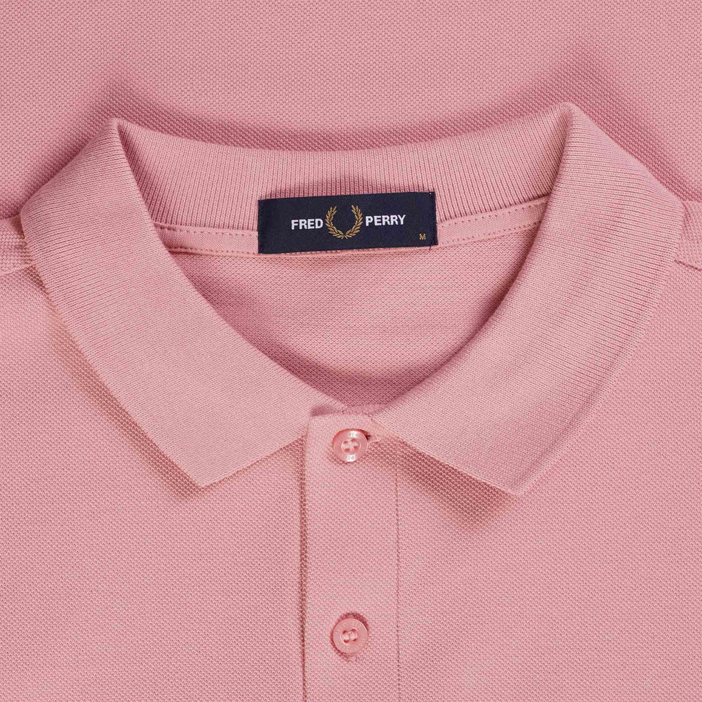 Fred Perry M6000 Plain Polo Shirt - Chalk Pink