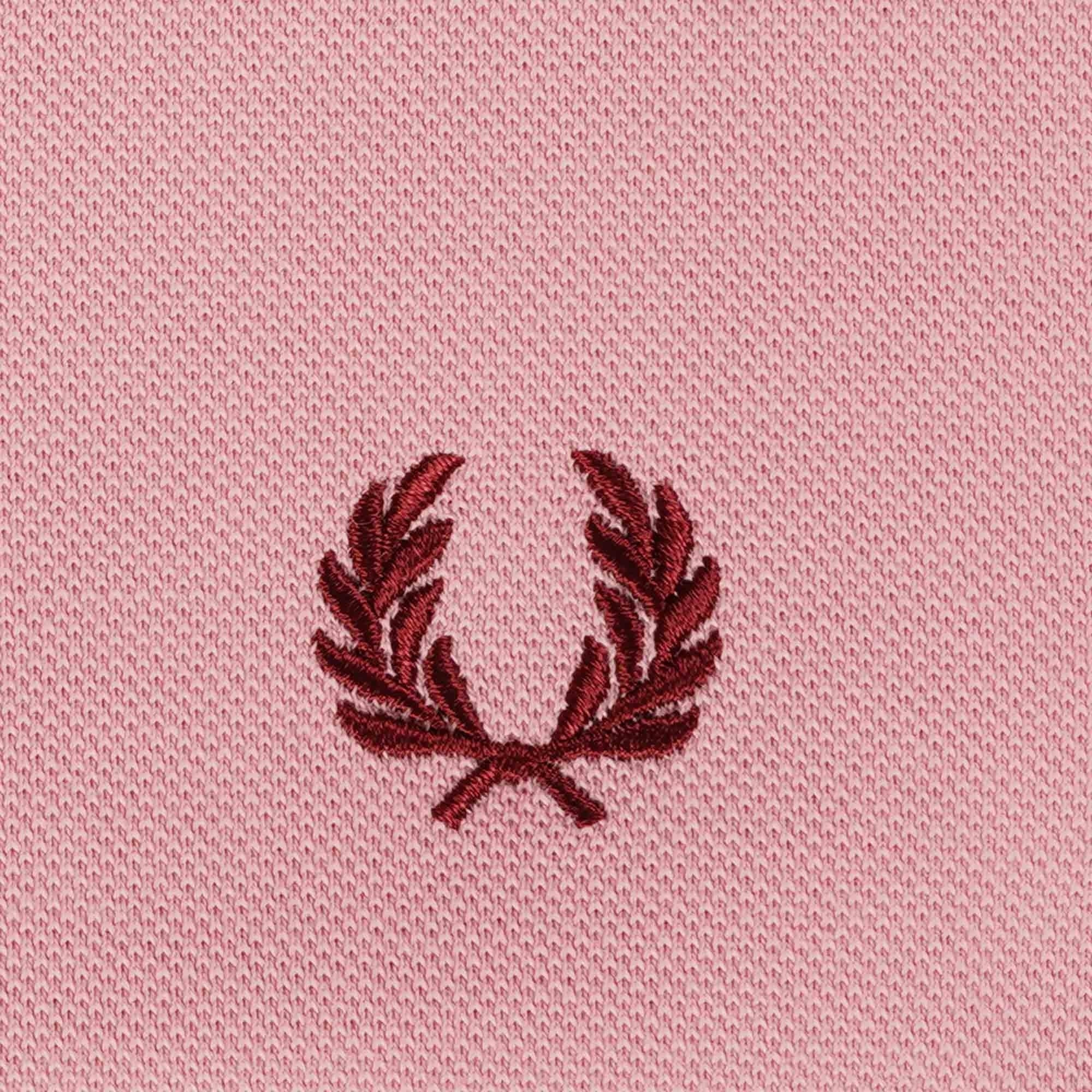 Fred Perry M6000 Plain Polo Shirt - Chalk Pink