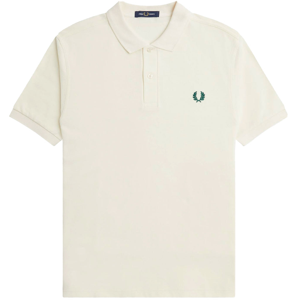 Fred Perry M6000 Plain Polo Shirt - Light Ecru