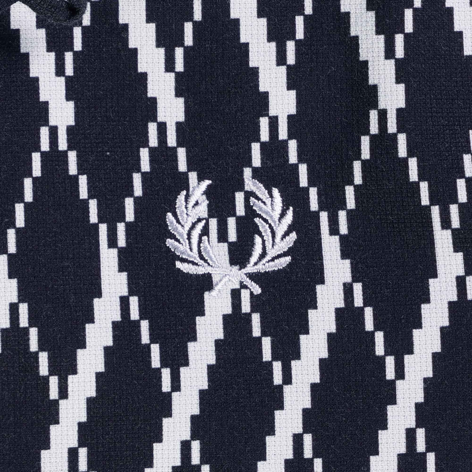 Fred Perry Argyle Shirt - Navy