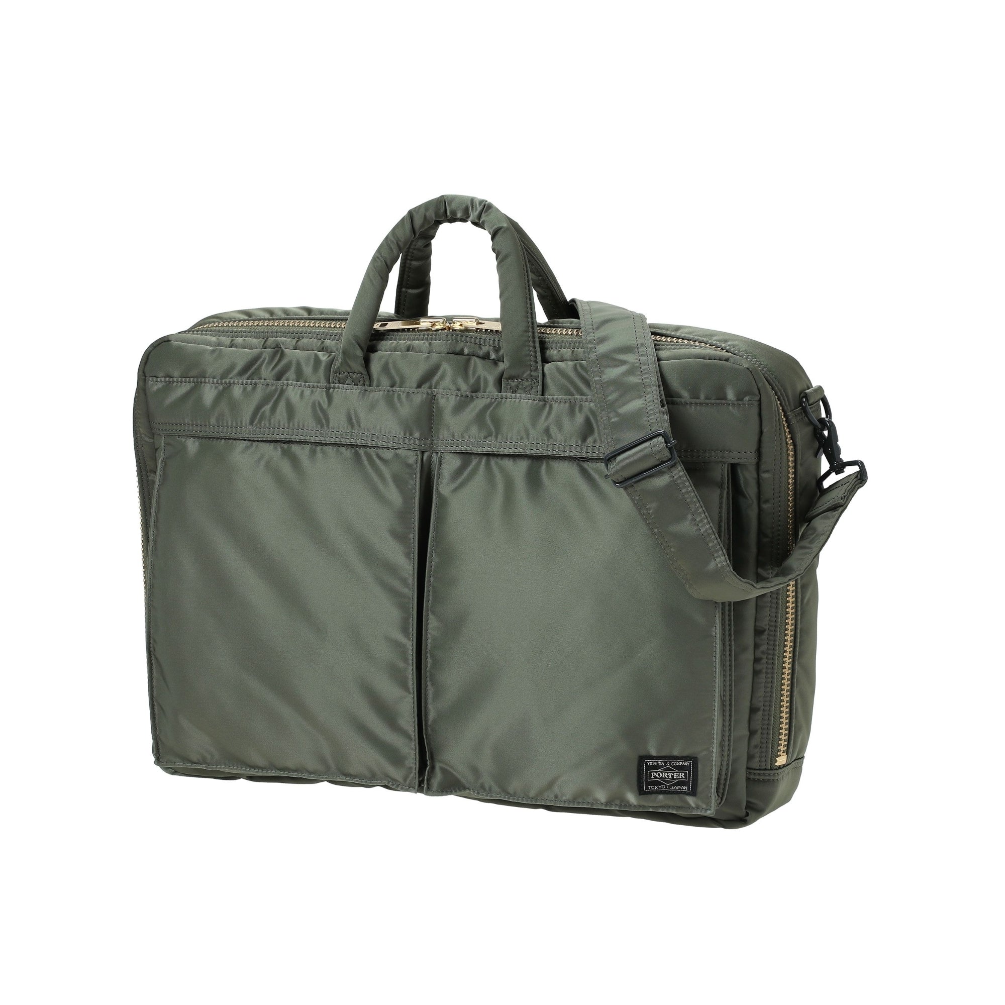Porter-Yoshida & Co. Tanker 2 Way Briefcase - Sage Green