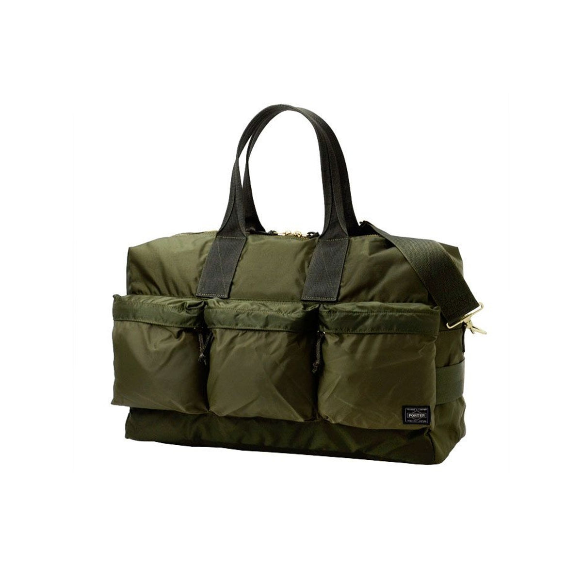 Porter-Yoshida & Co. Force 2 Way Duffle Bag - Olive Drab – Stuarts 