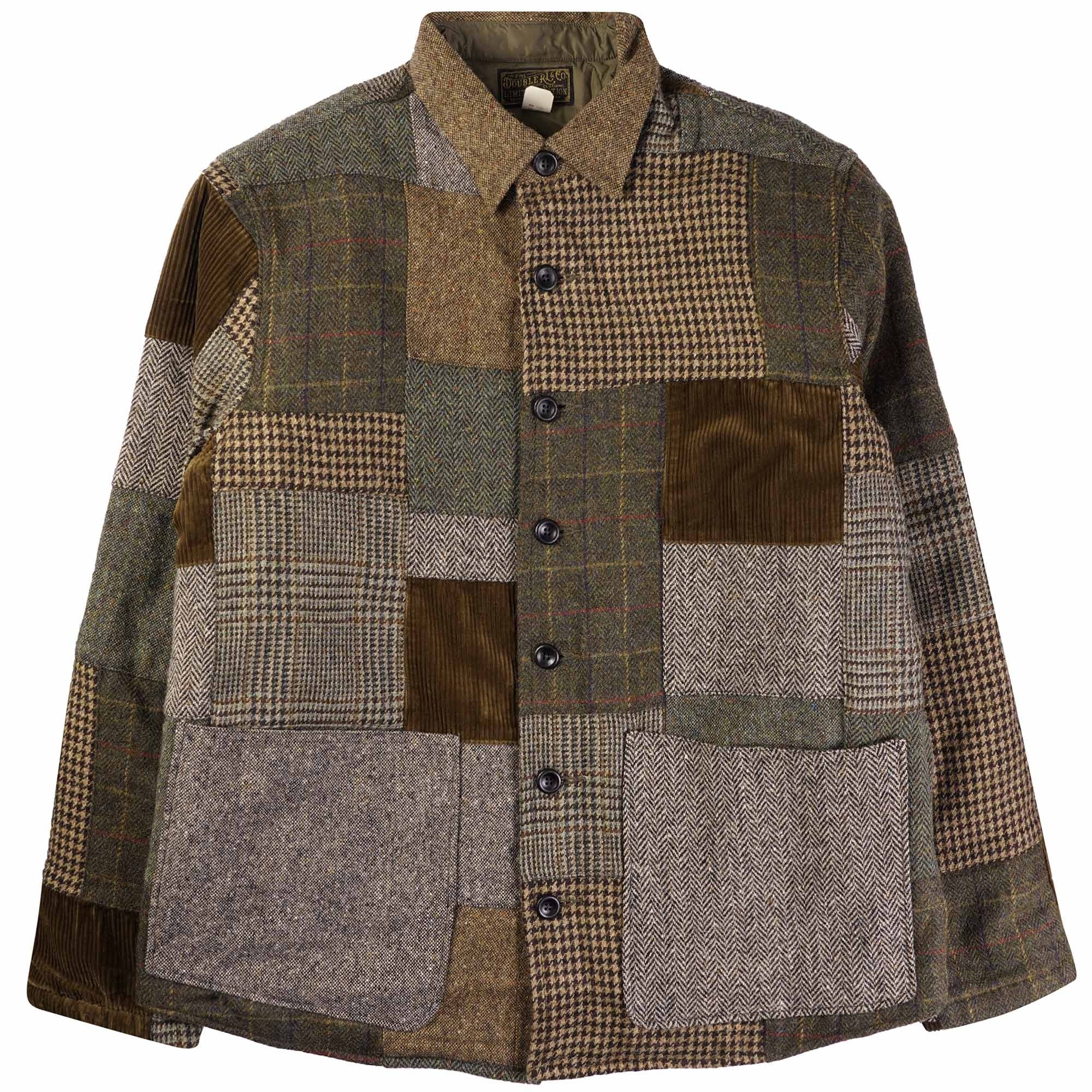 RRL by Ralph Lauren Patchwork Buttoned Jacket - Brown – Stuarts London