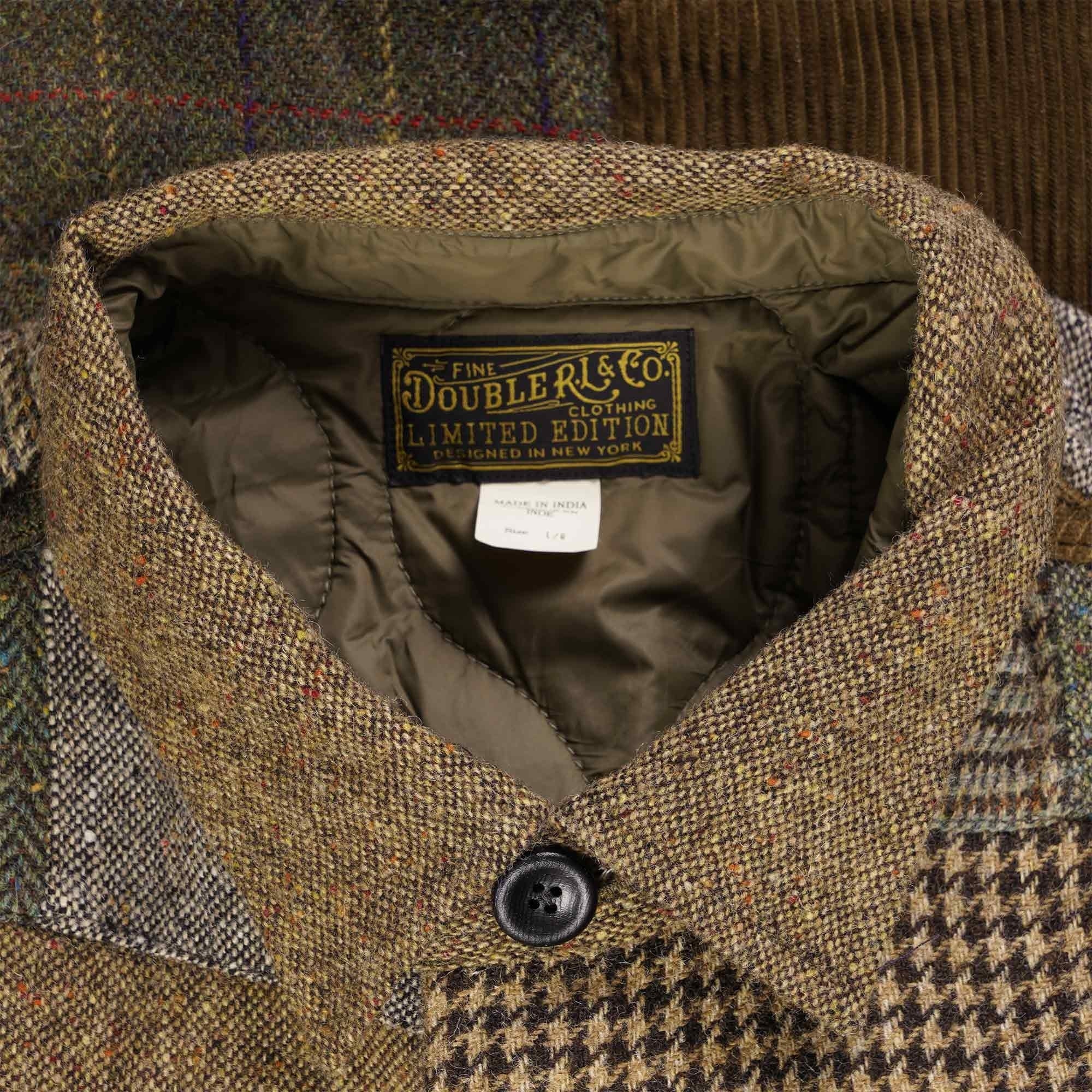 RRL by Ralph Lauren Patchwork Buttoned Jacket - Brown – Stuarts London