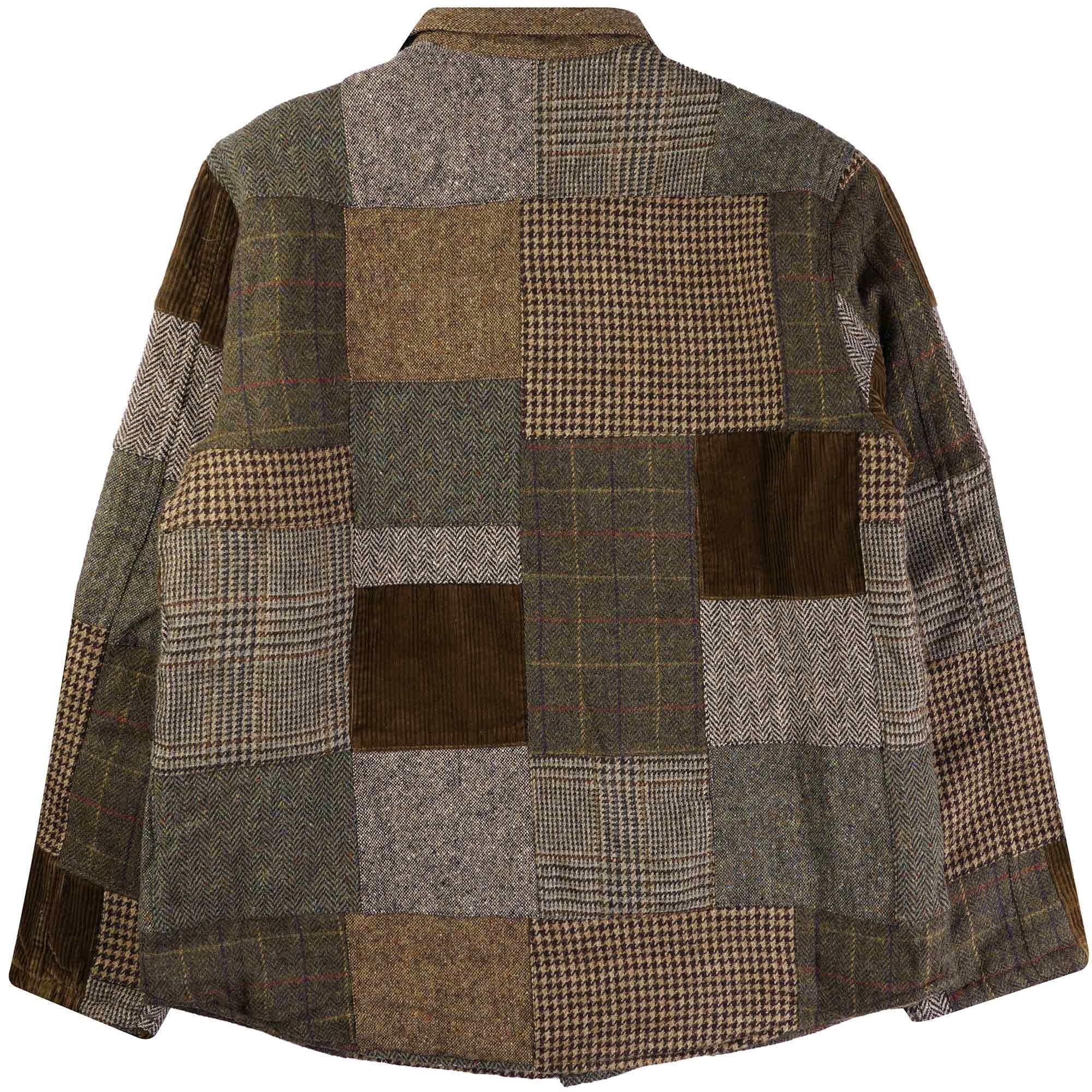 RRL by Ralph Lauren Patchwork Buttoned Jacket - Brown – Stuarts London