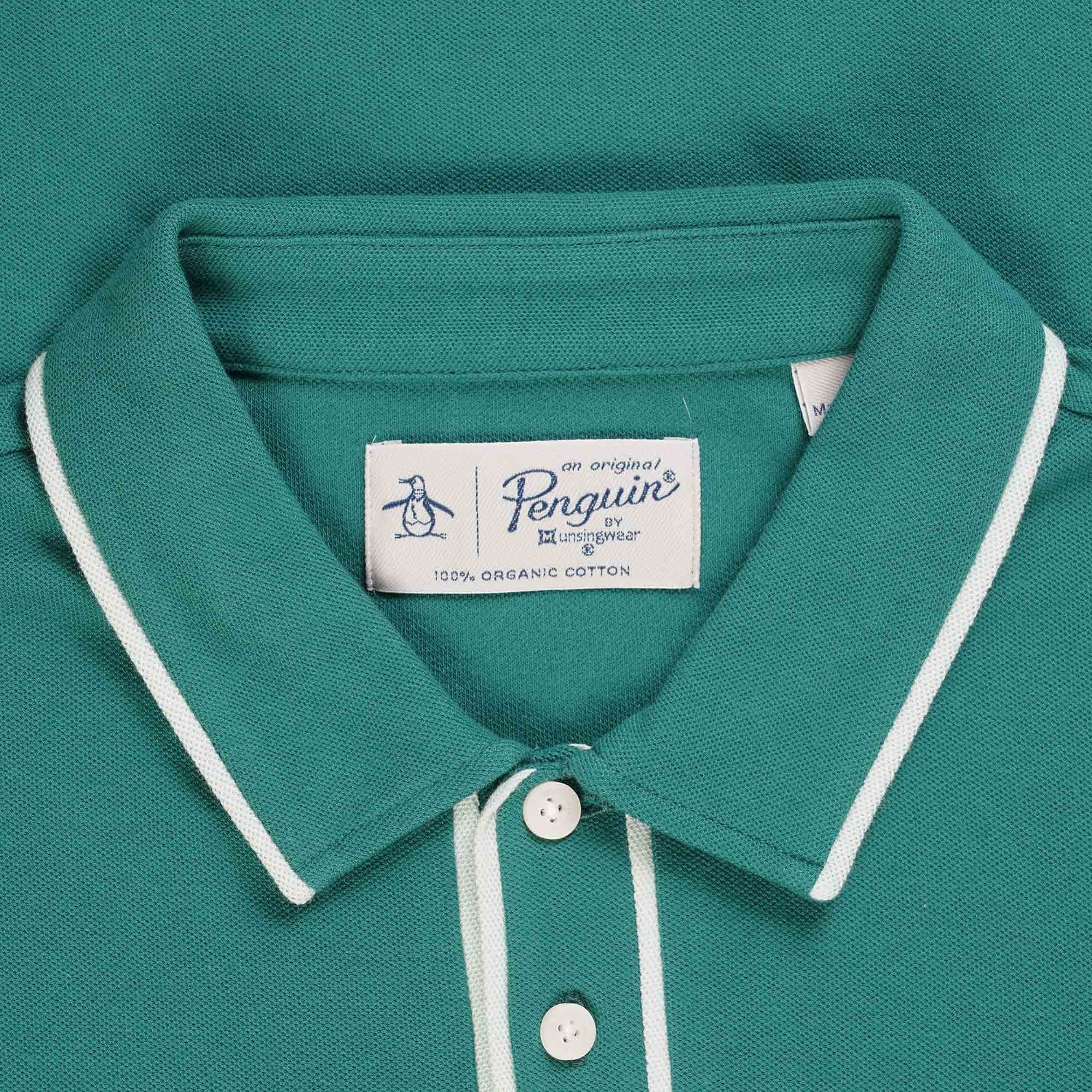 Original Penguin Earl Organic Cotton Polo Shirt - Pacific
