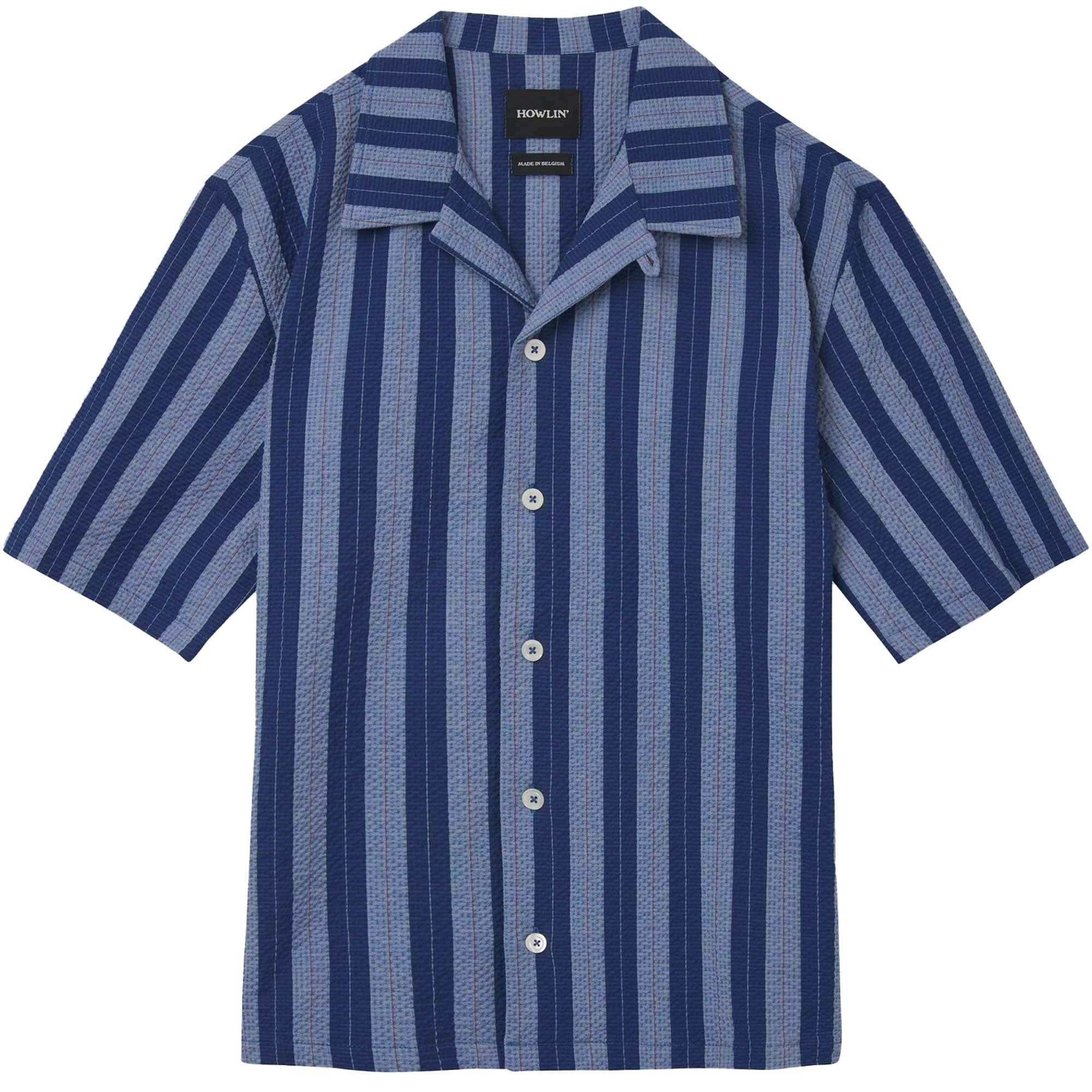 Howlin' Cocktail DÕAmore - Blue Stripes Seersucker