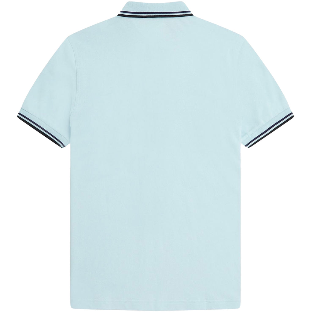 Fred Perry M3600 Twin Tipped Polo Shirt - Light Ice