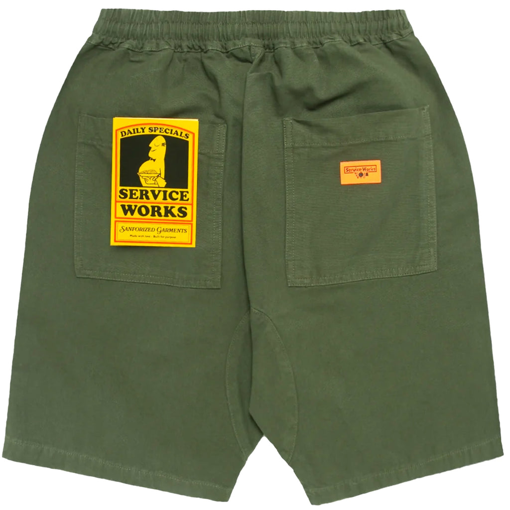 Classic Chef Shorts - Olive