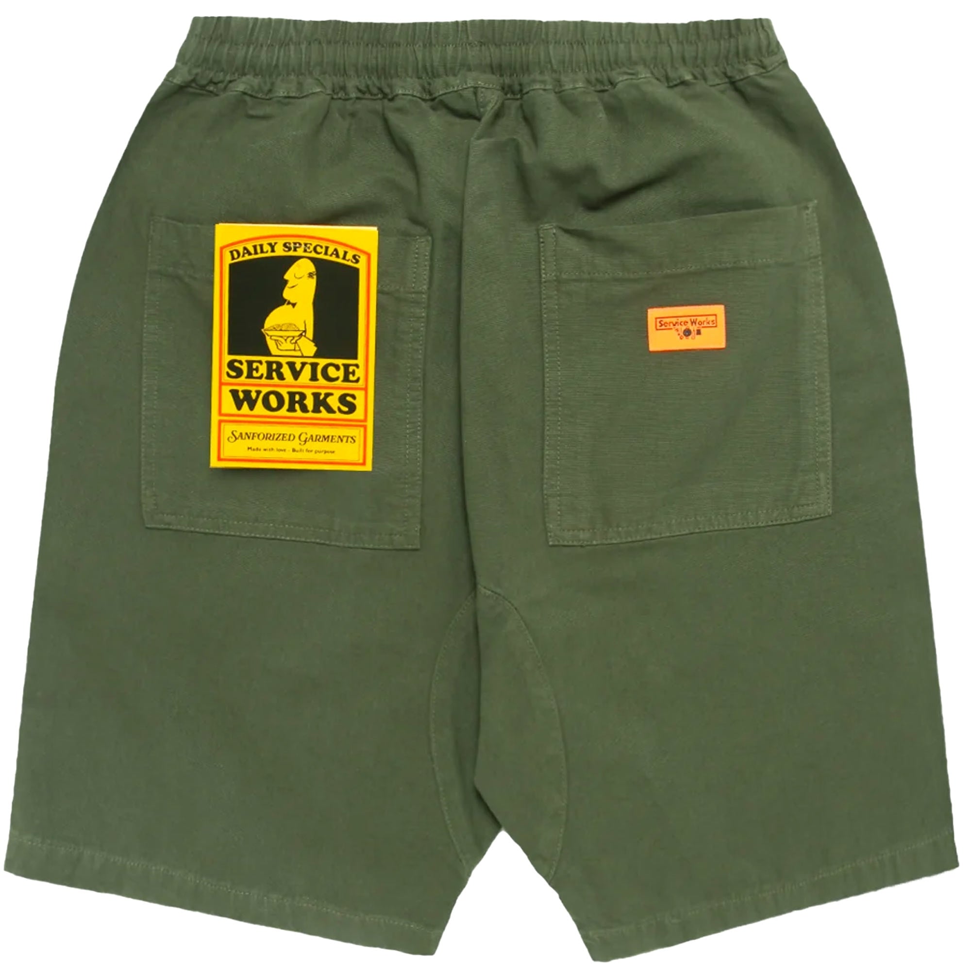 Classic Chef Shorts - Olive