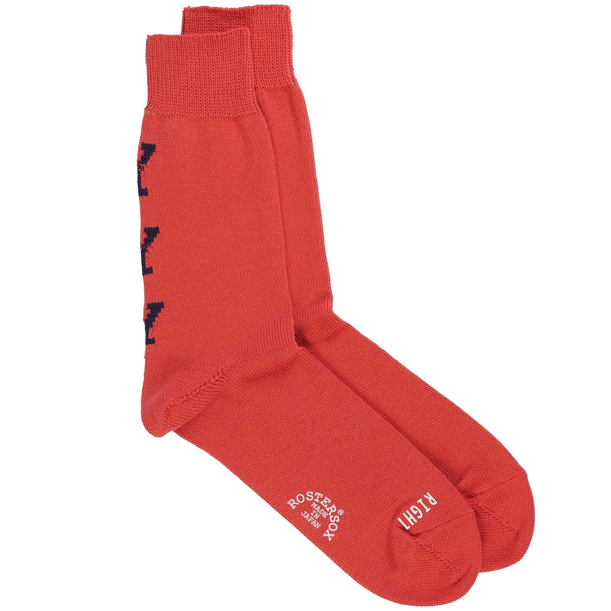 Rostersox Collage Socks - Red