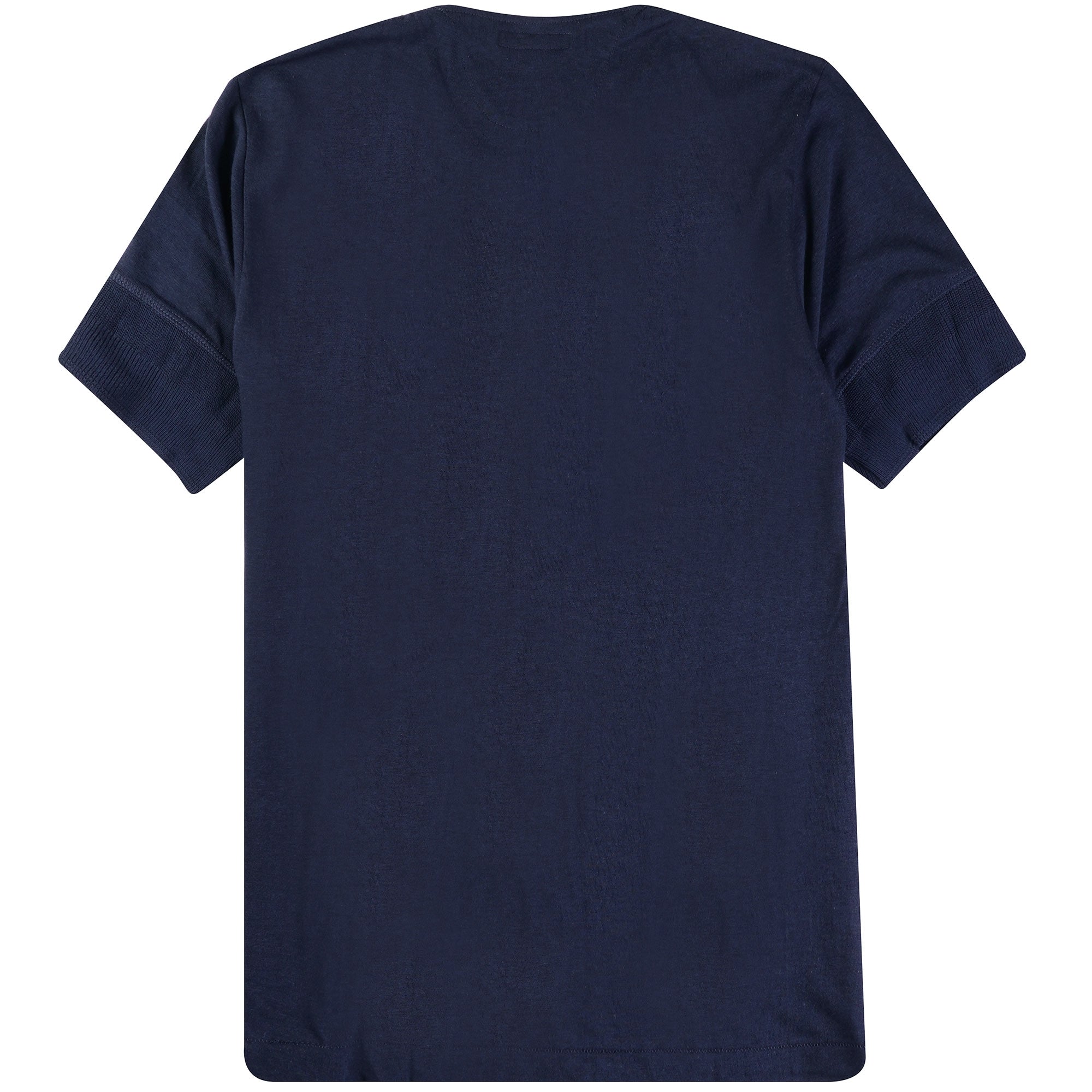 Henley Loop T-Shirt - Ink Blue
