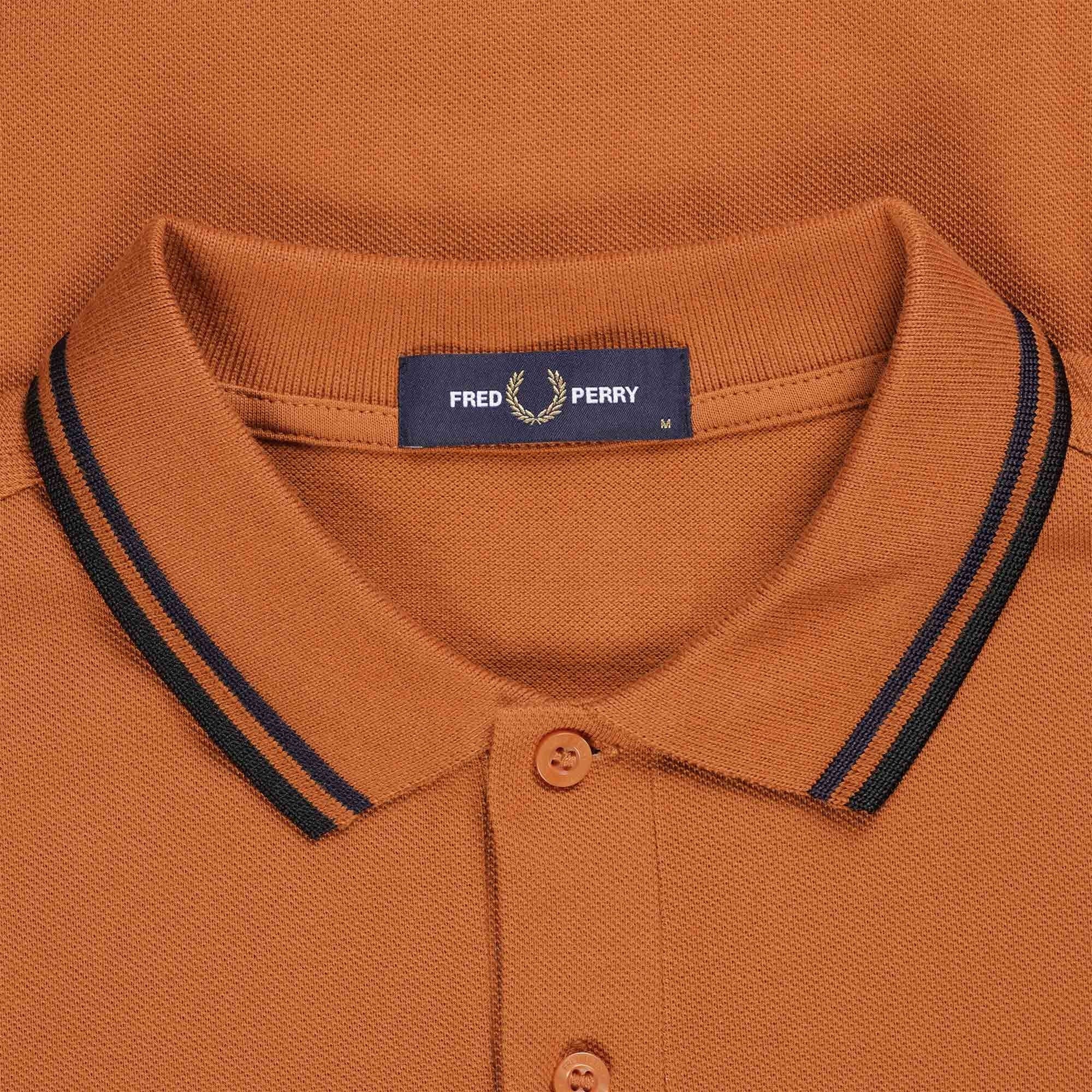 Fred Perry M3600 Twin Tipped Polo Shirt - Nutflake
