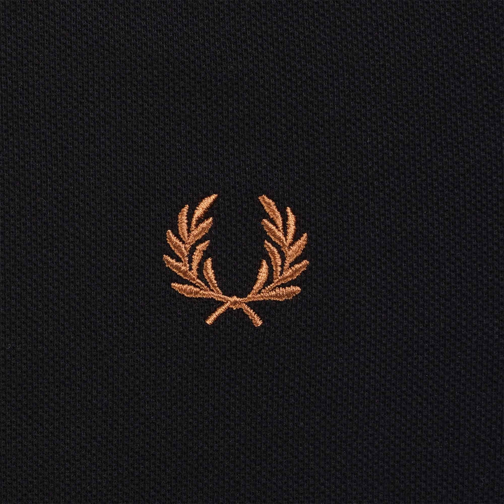 Fred Perry M3600 Twin Tipped Polo Shirt - Black