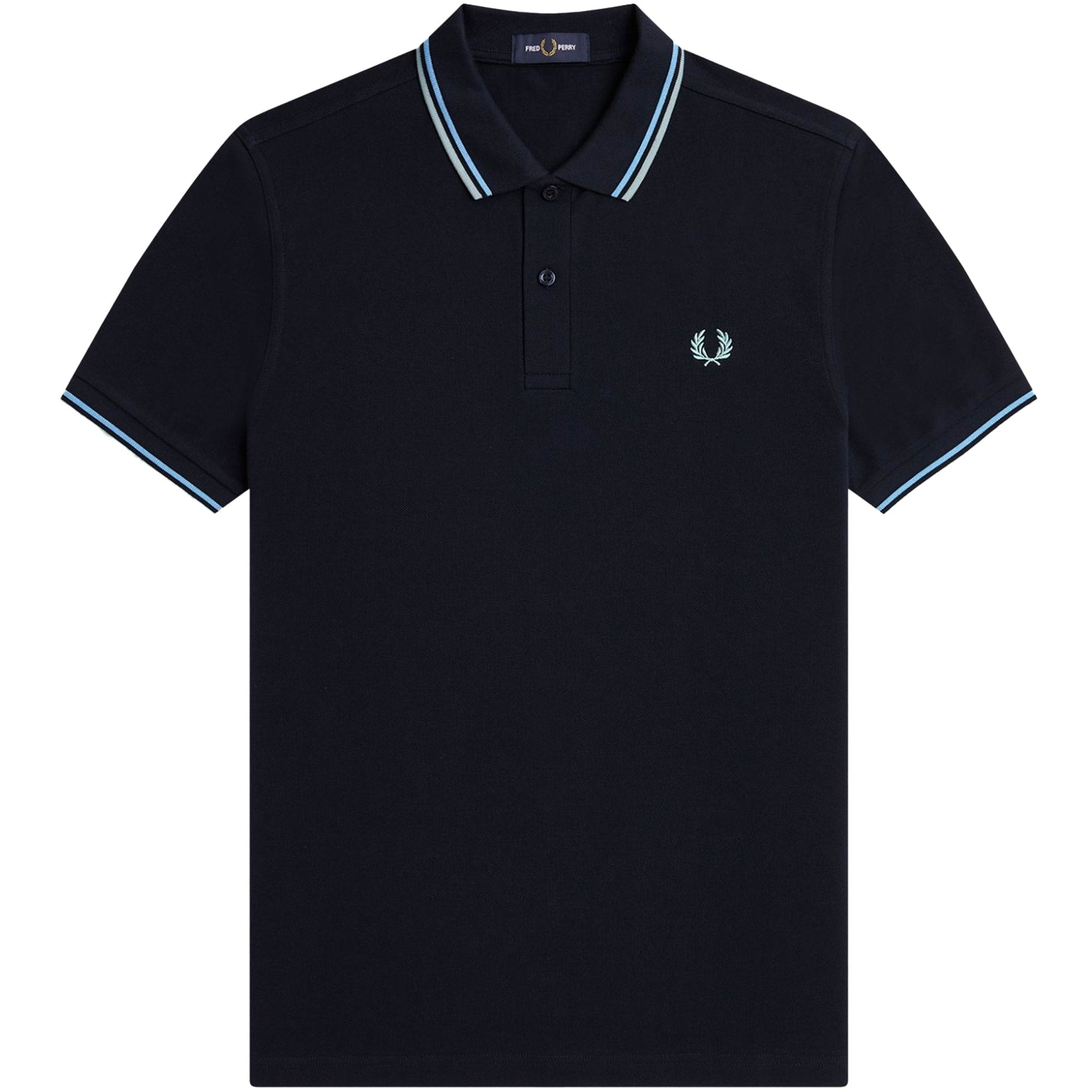 Fred Perry M3600 Twin Tipped Polo Shirt - Navy
