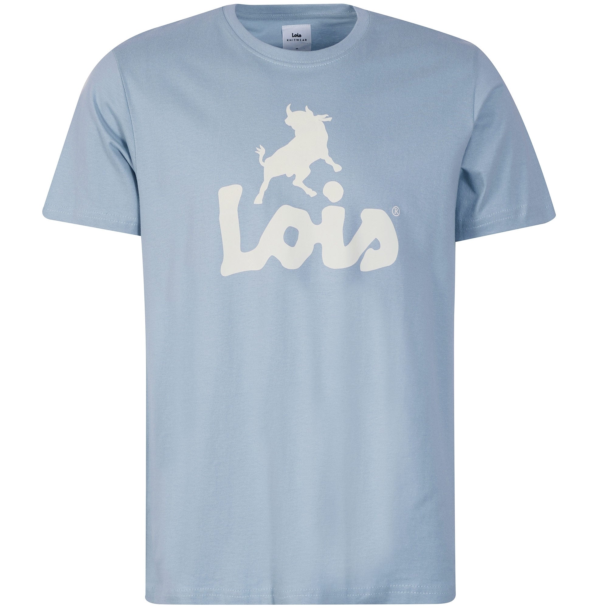 Lois Jeans New Baco Logo T-Shirt - Sea Blue