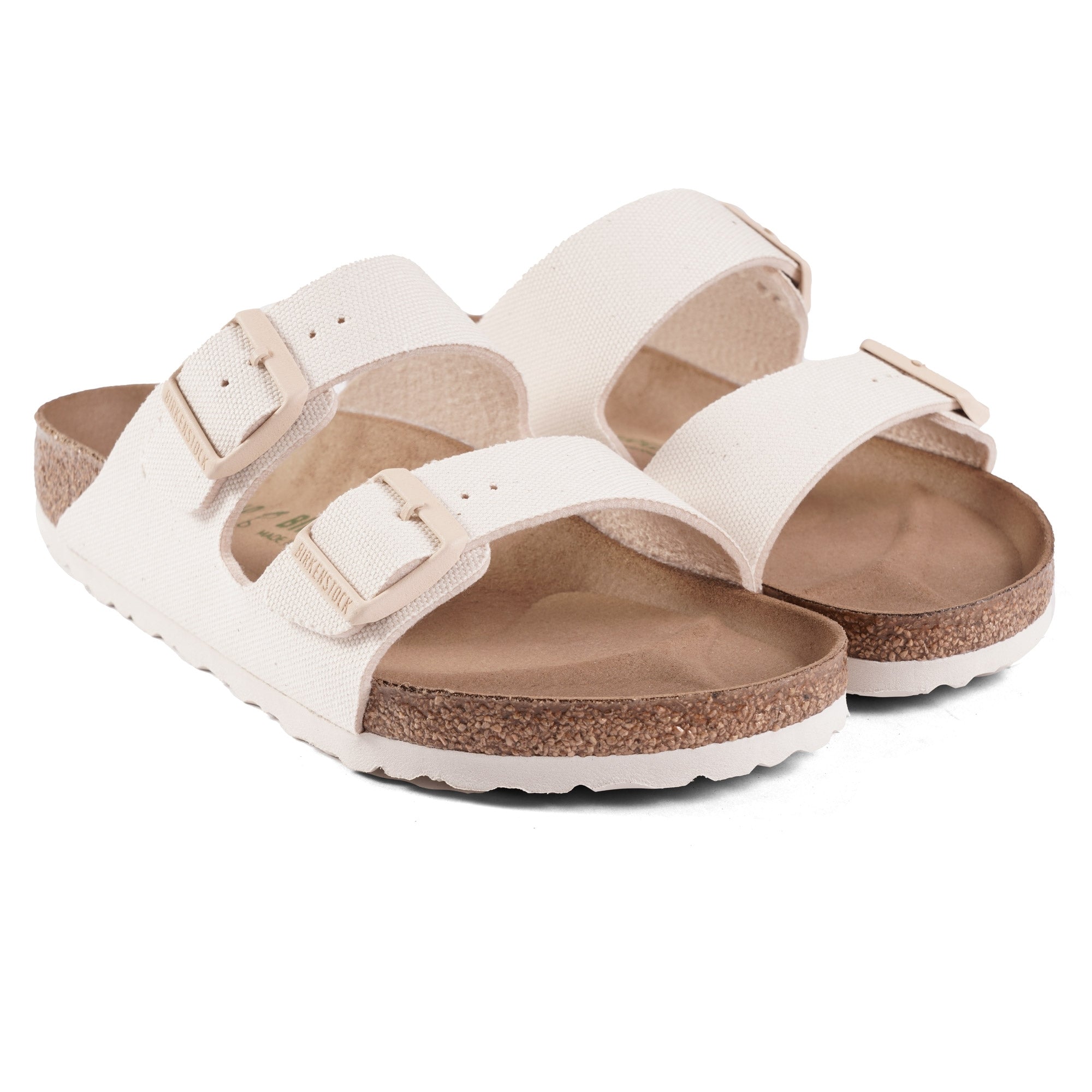 Birkenstock Womens Arizona Vegan - Eggshell