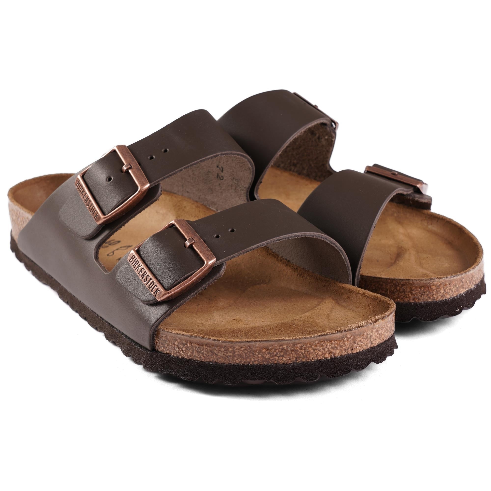Birkenstock Arizona Natural Leather - Dark Brown