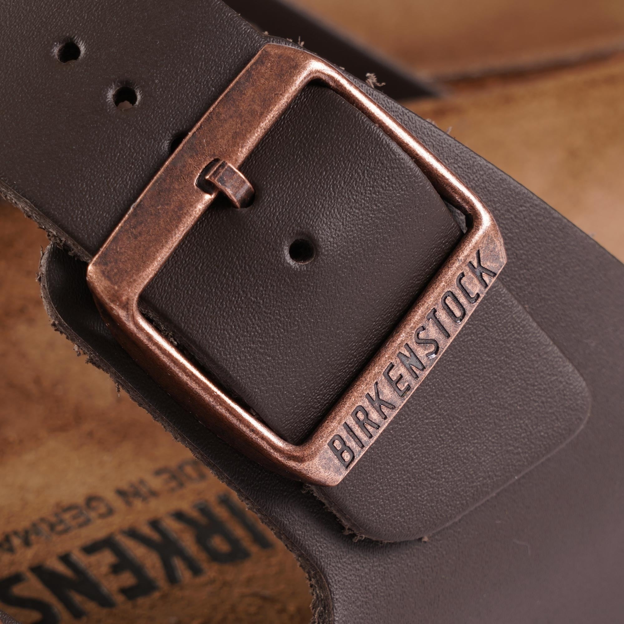 Birkenstock Arizona Natural Leather - Dark Brown