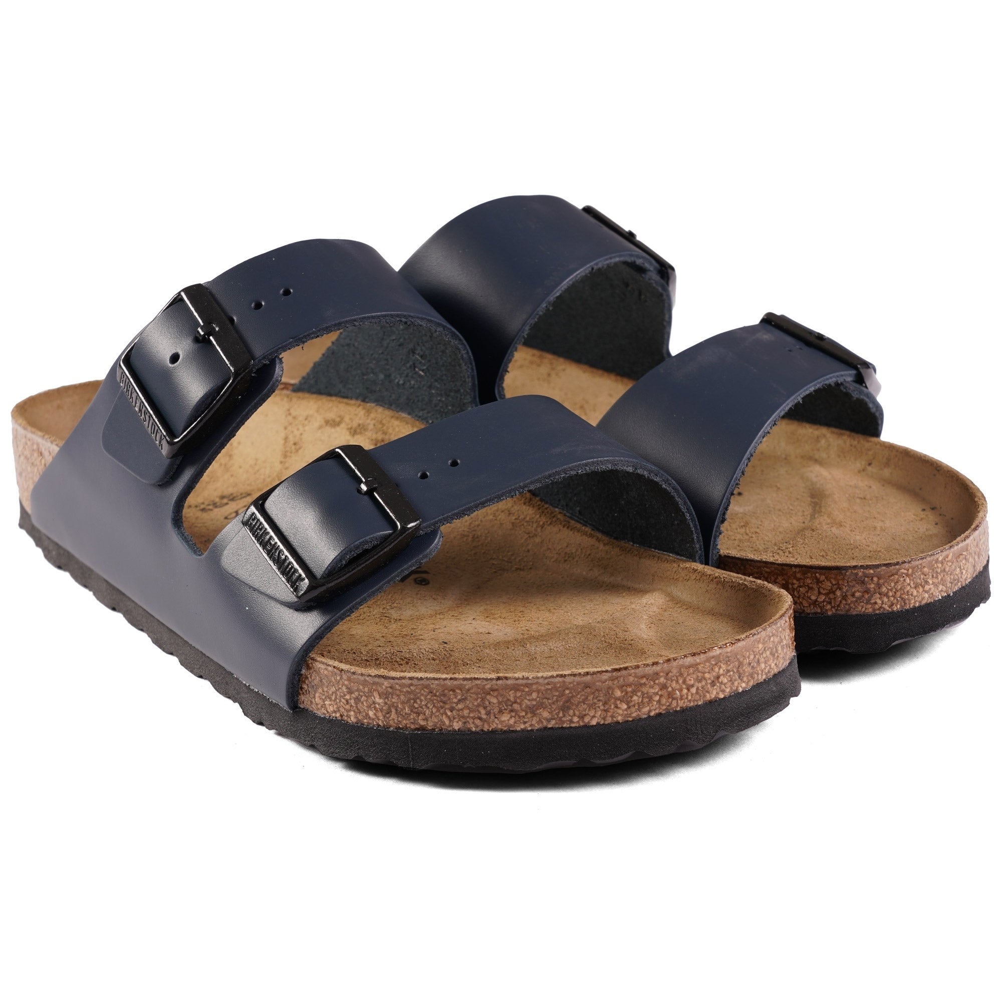 Birkenstock Arizona Natural Leather - Blue