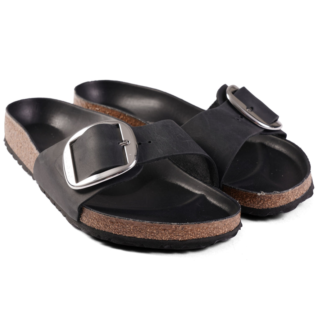 Birkenstock Womens Madrid Big Buckle - Black