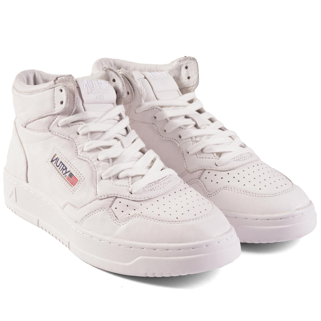 Autry Mid Top Sneakers - White