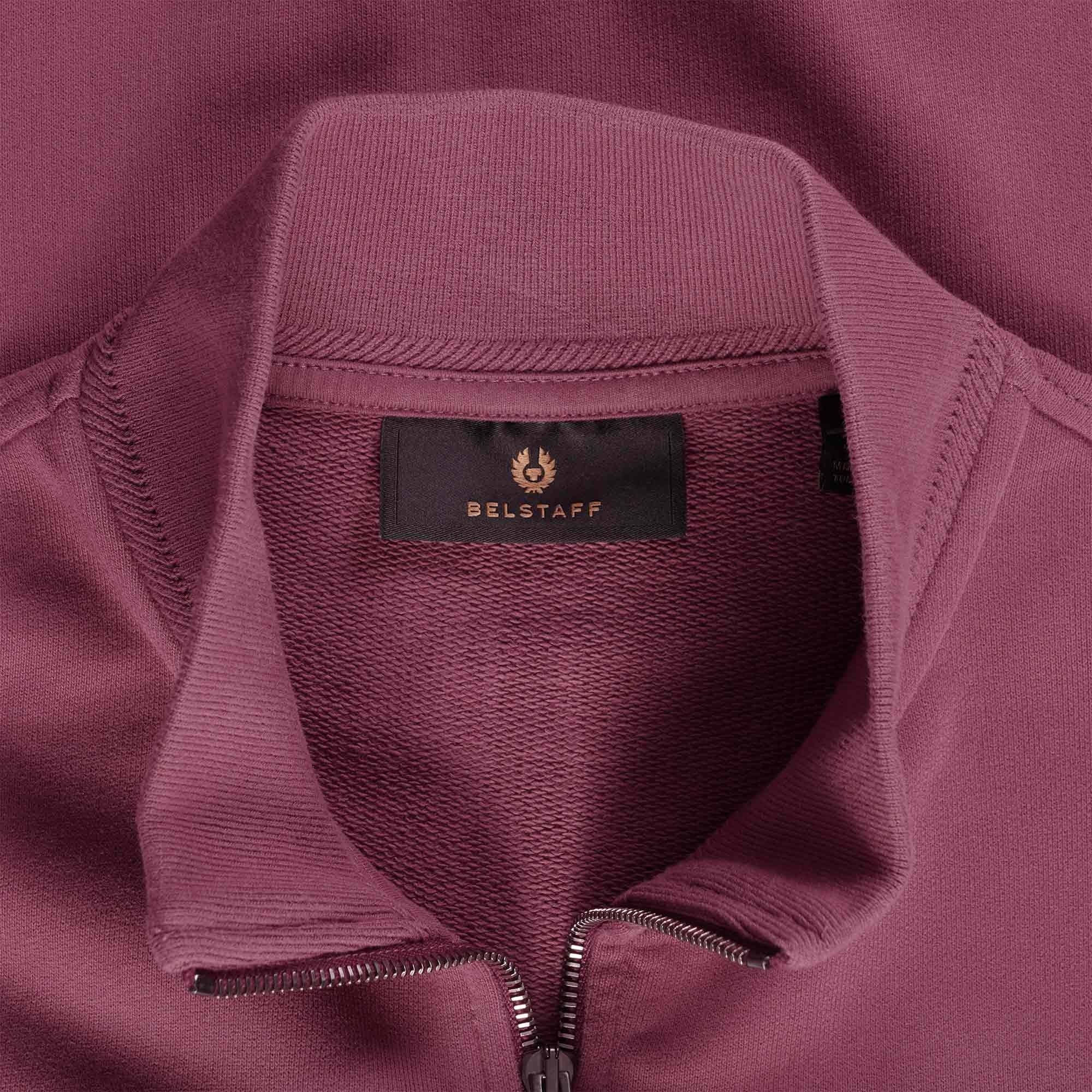 Belstaff Full Zip Sweatshirt - Mulberry