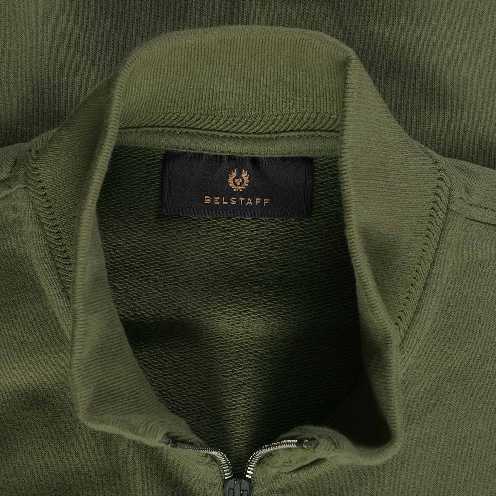 Belstaff Full Zip Sweatshirt - True Olive