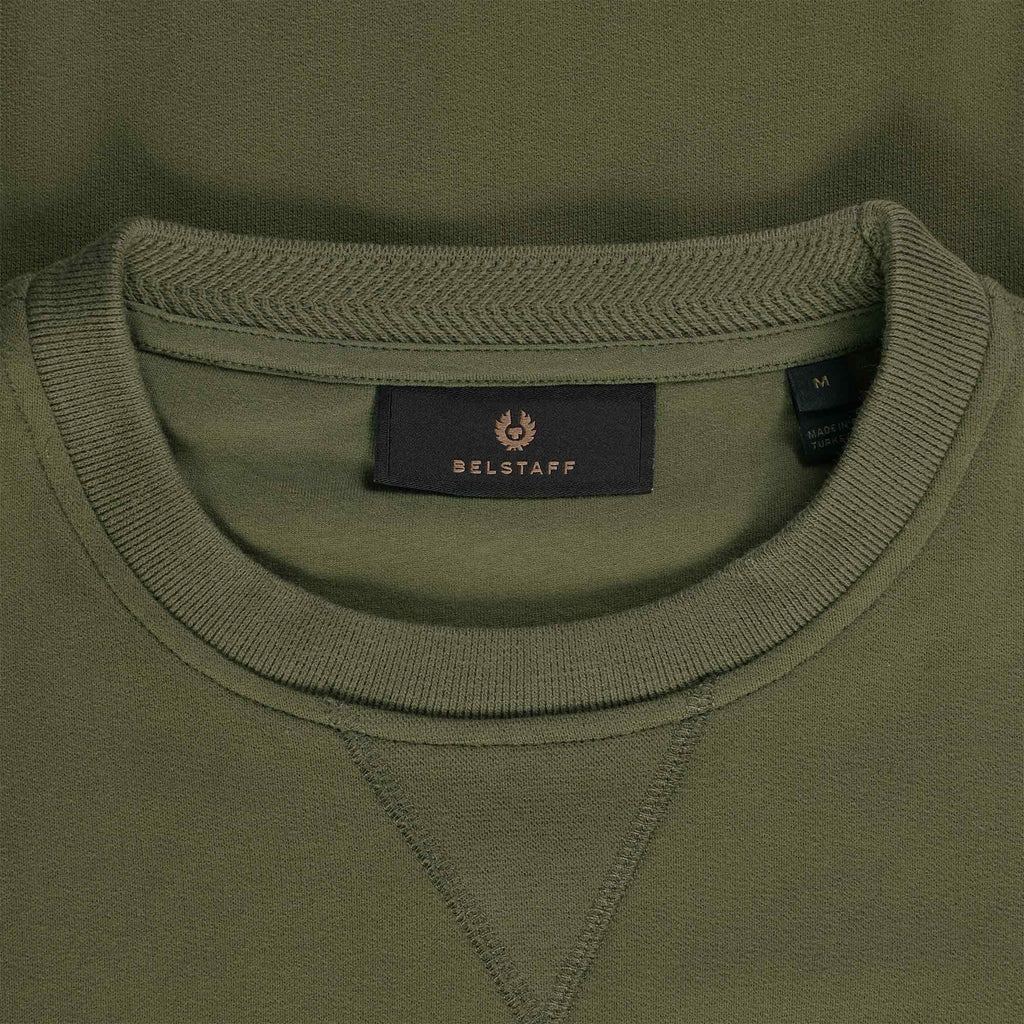 Belstaff Crew Neck Sweatshirt - True Olive