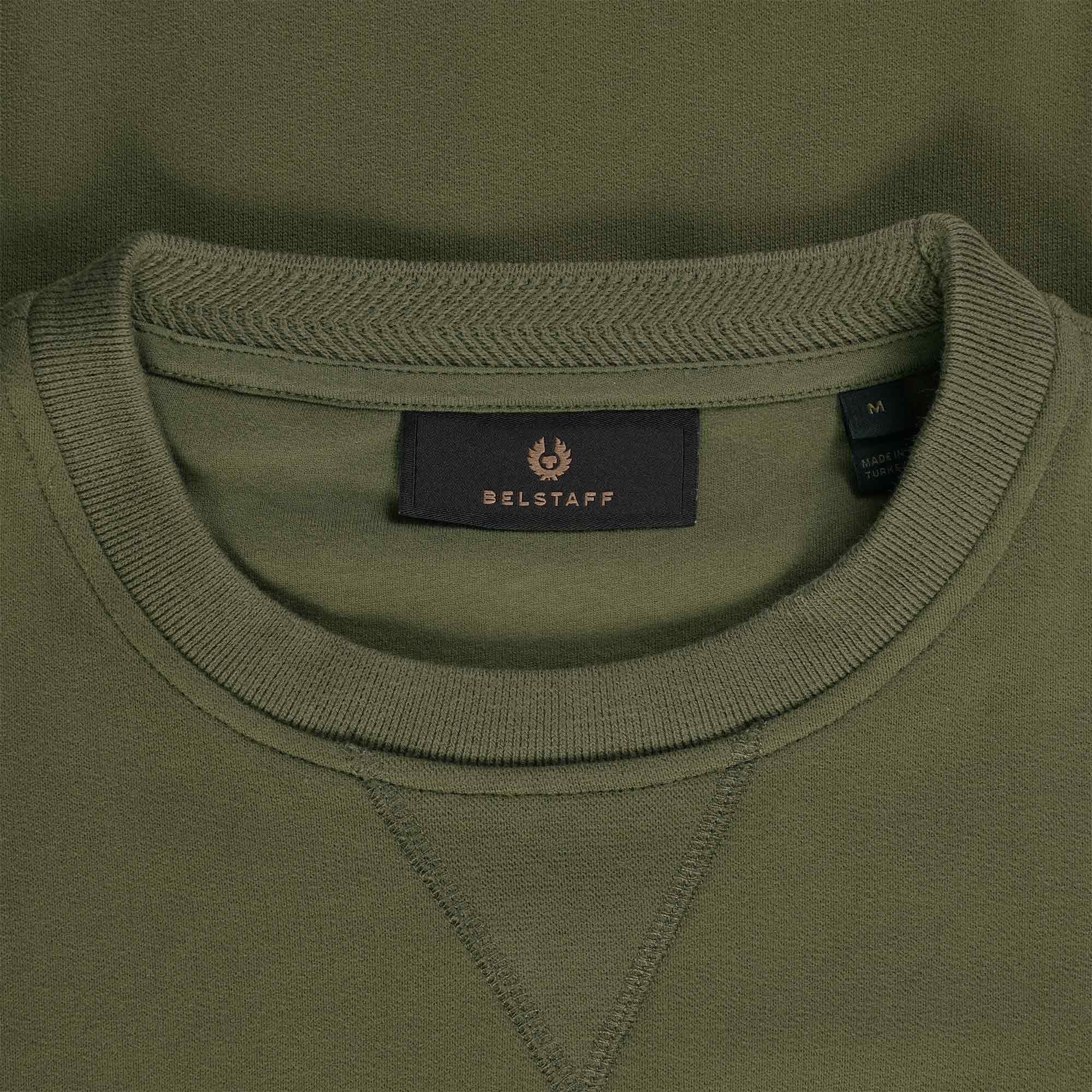 Belstaff Crew Neck Sweatshirt - True Olive