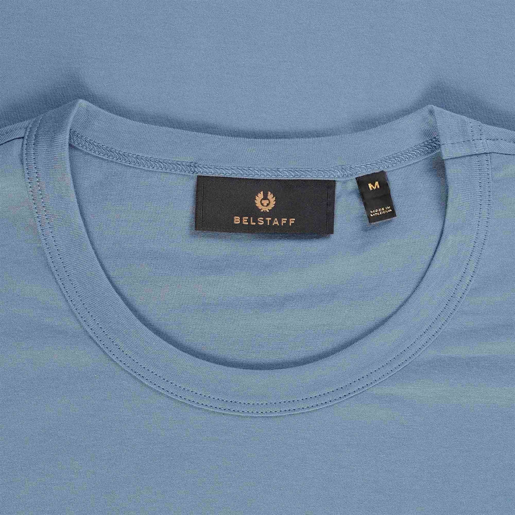 Belstaff Logo T-Shirt - Blue Flint