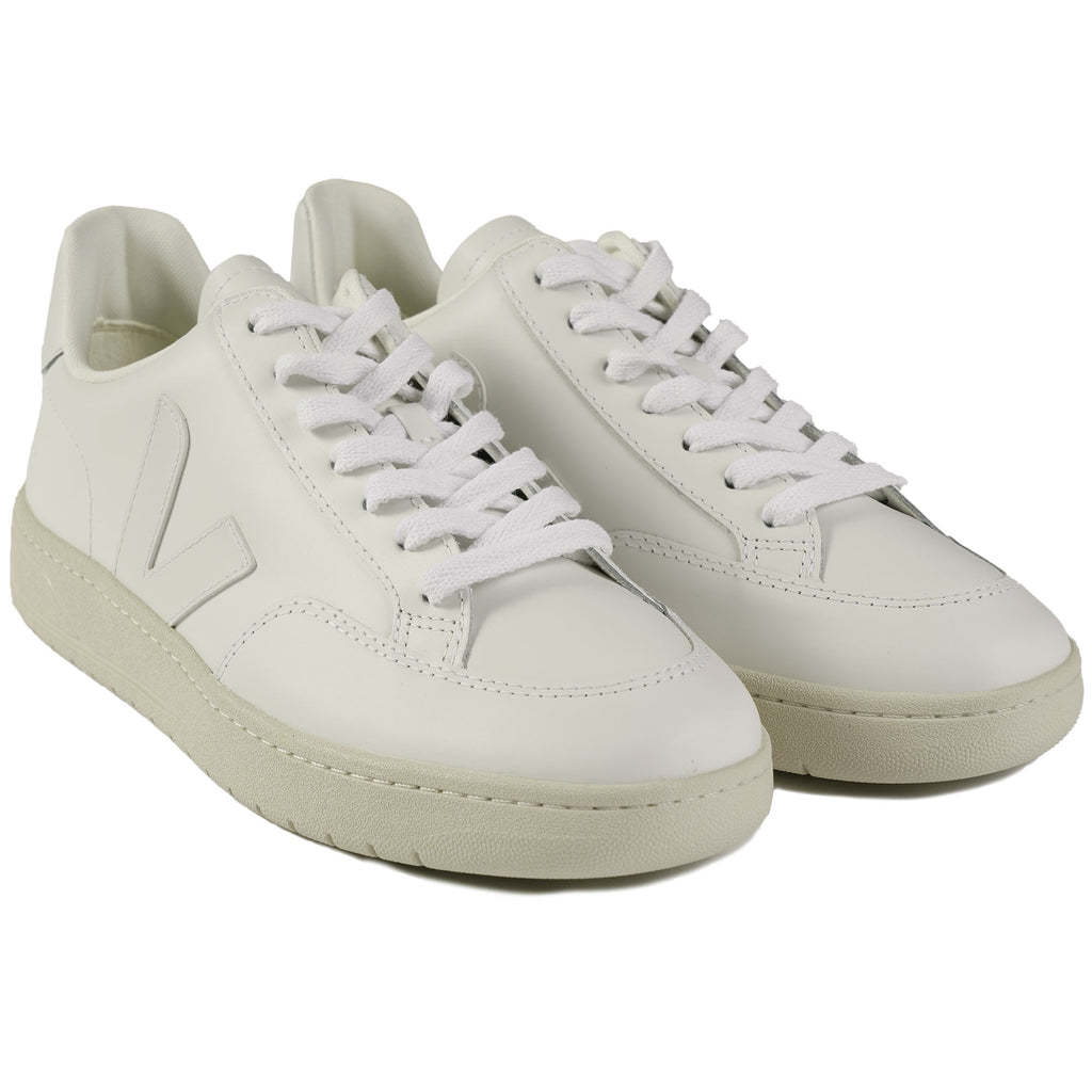 Veja Womens V-12 Leather - Extra White