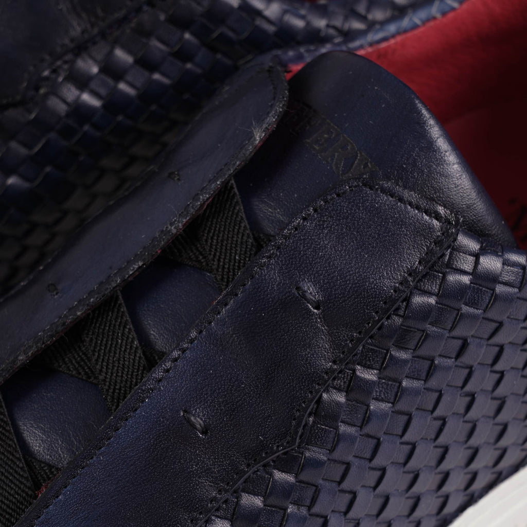 Jeffery West Apollo Woven Leather - Navy