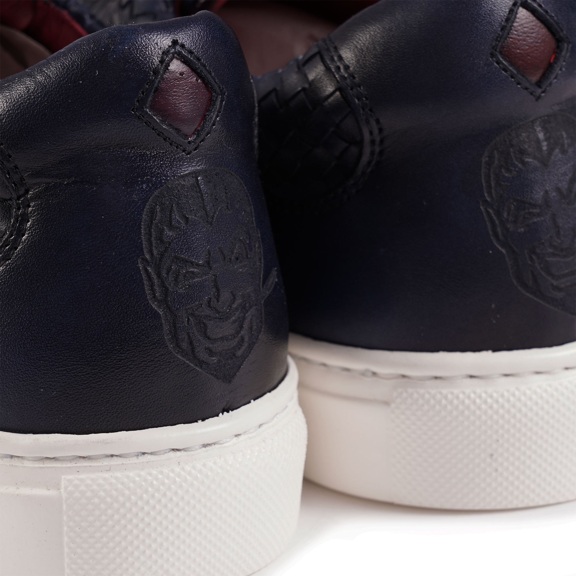 Jeffery West Apollo Woven Leather - Navy
