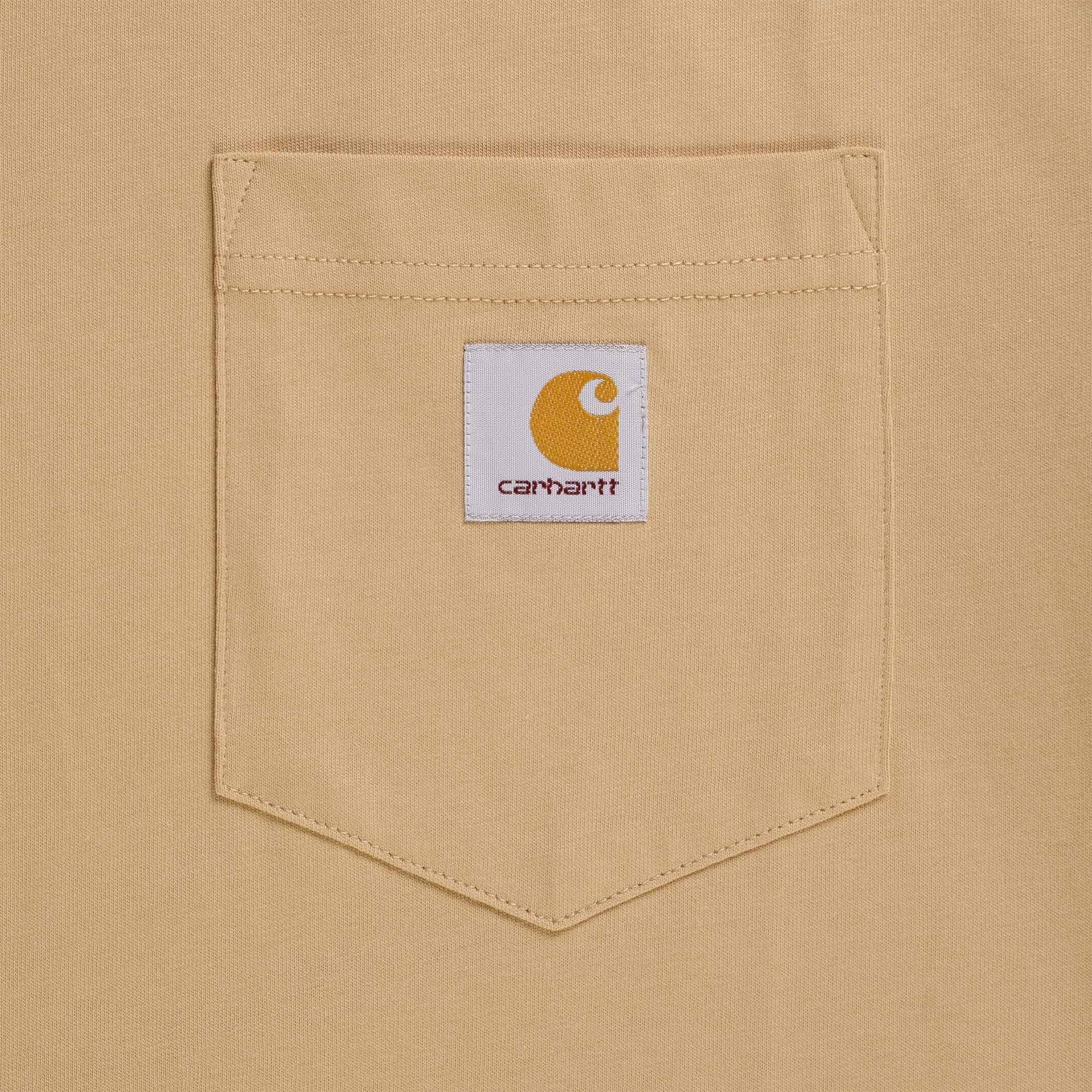 Carhartt WIP Short Sleeve Pocket T-Shirt - Dusty Brown