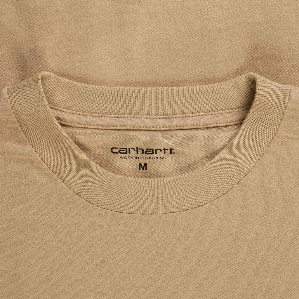 Short Sleeve Double Heart T-Shirt - Dusty Brown