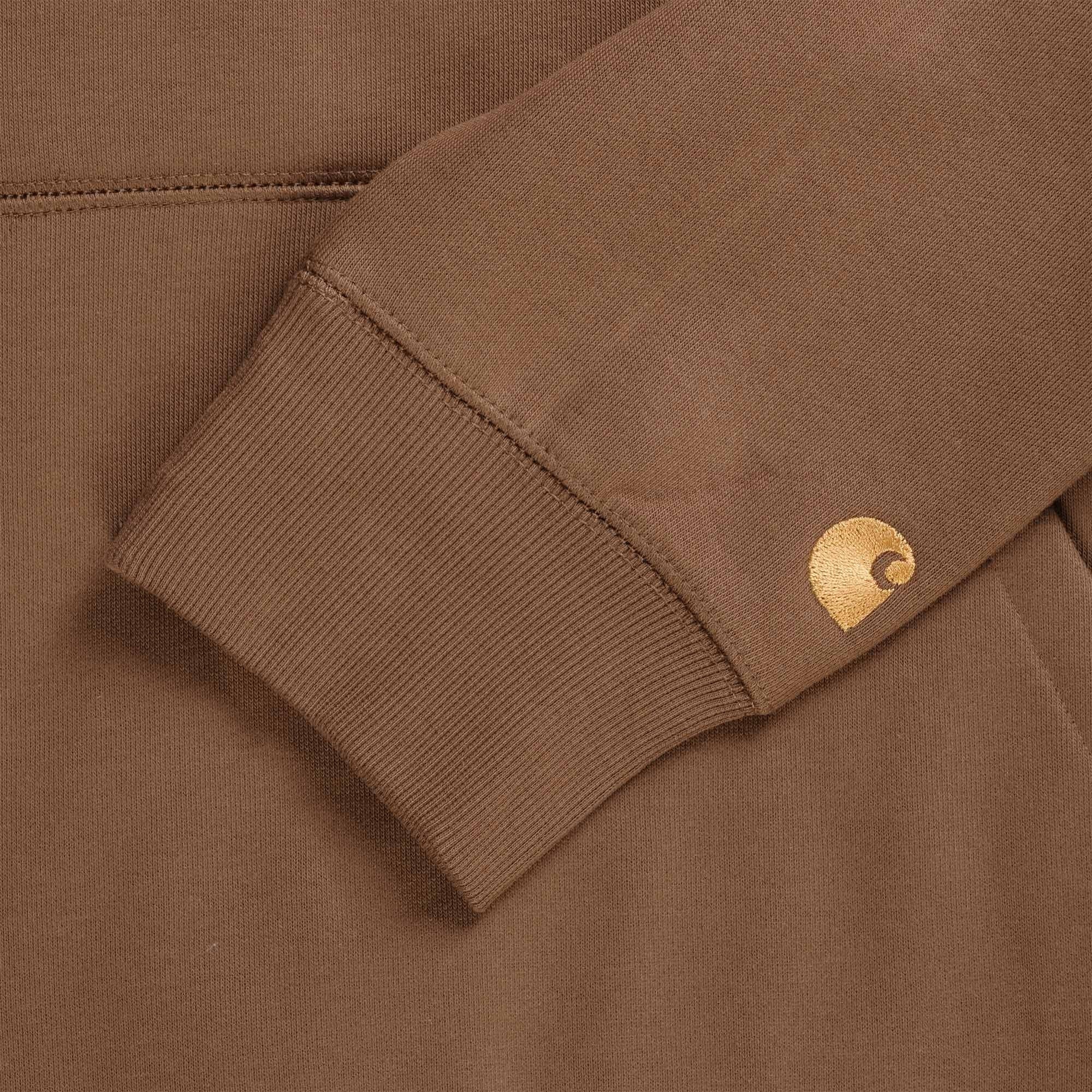 Carhartt WIP Hooded Chase Sweatshirt - Tamarind