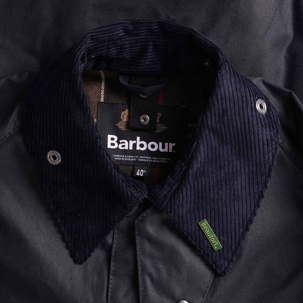 Beaufort Wax Jacket - Navy