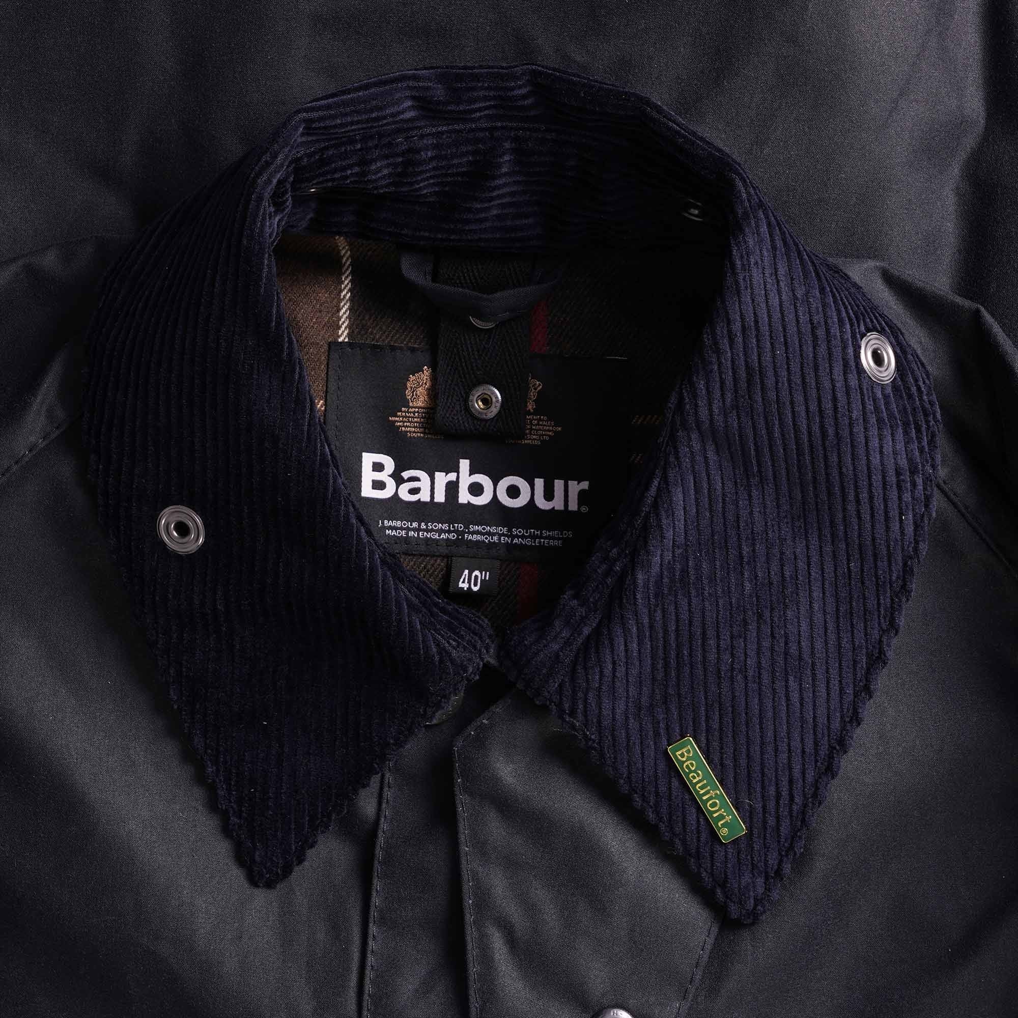 Beaufort Wax Jacket - Navy