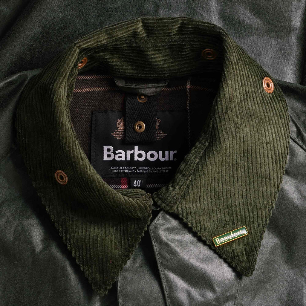 Barbour Beaufort Wax Jacket - Sage