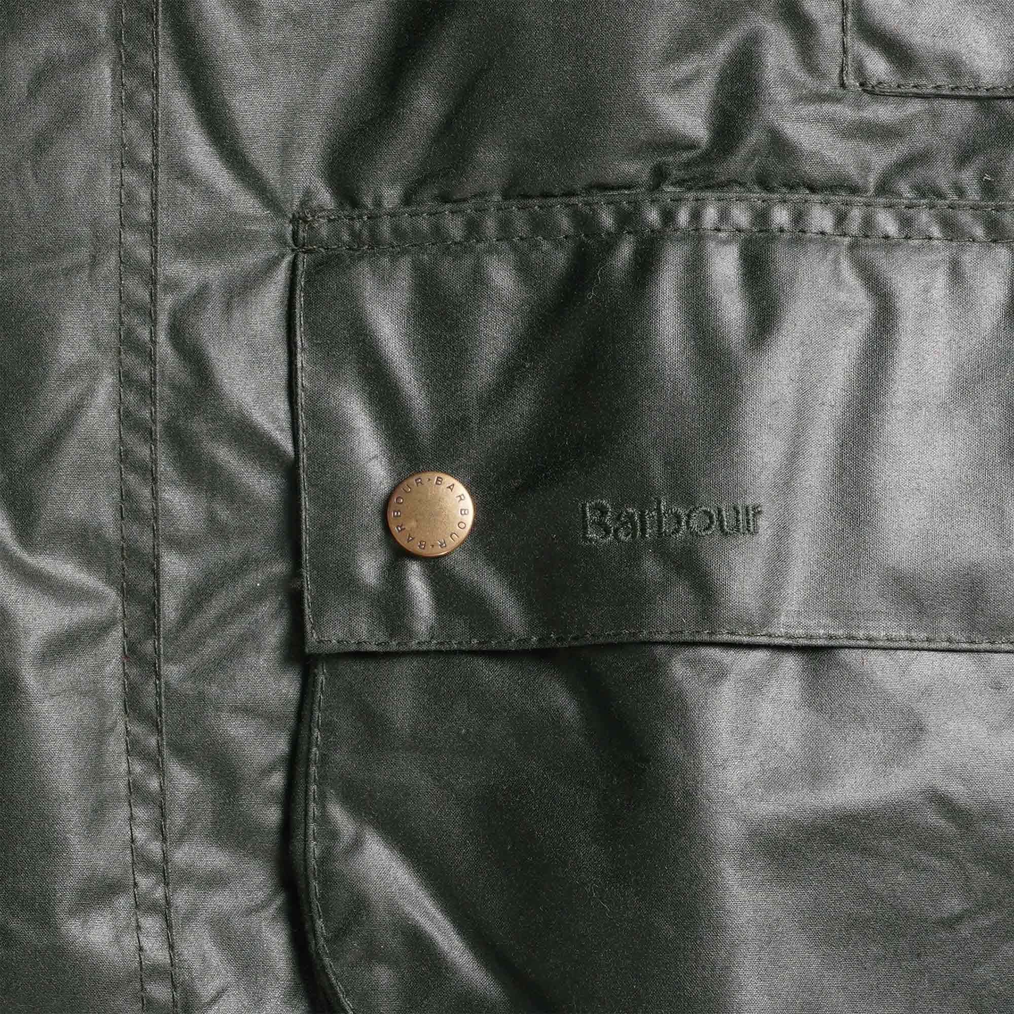 Barbour Beaufort Wax Jacket - Sage