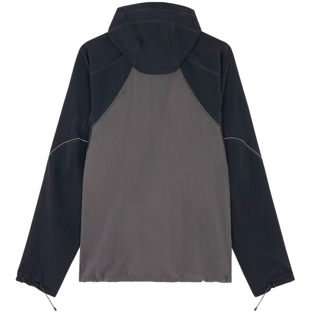 And Wander x Maison Kitsun Hiking Set Up Hooded Jacket - Black