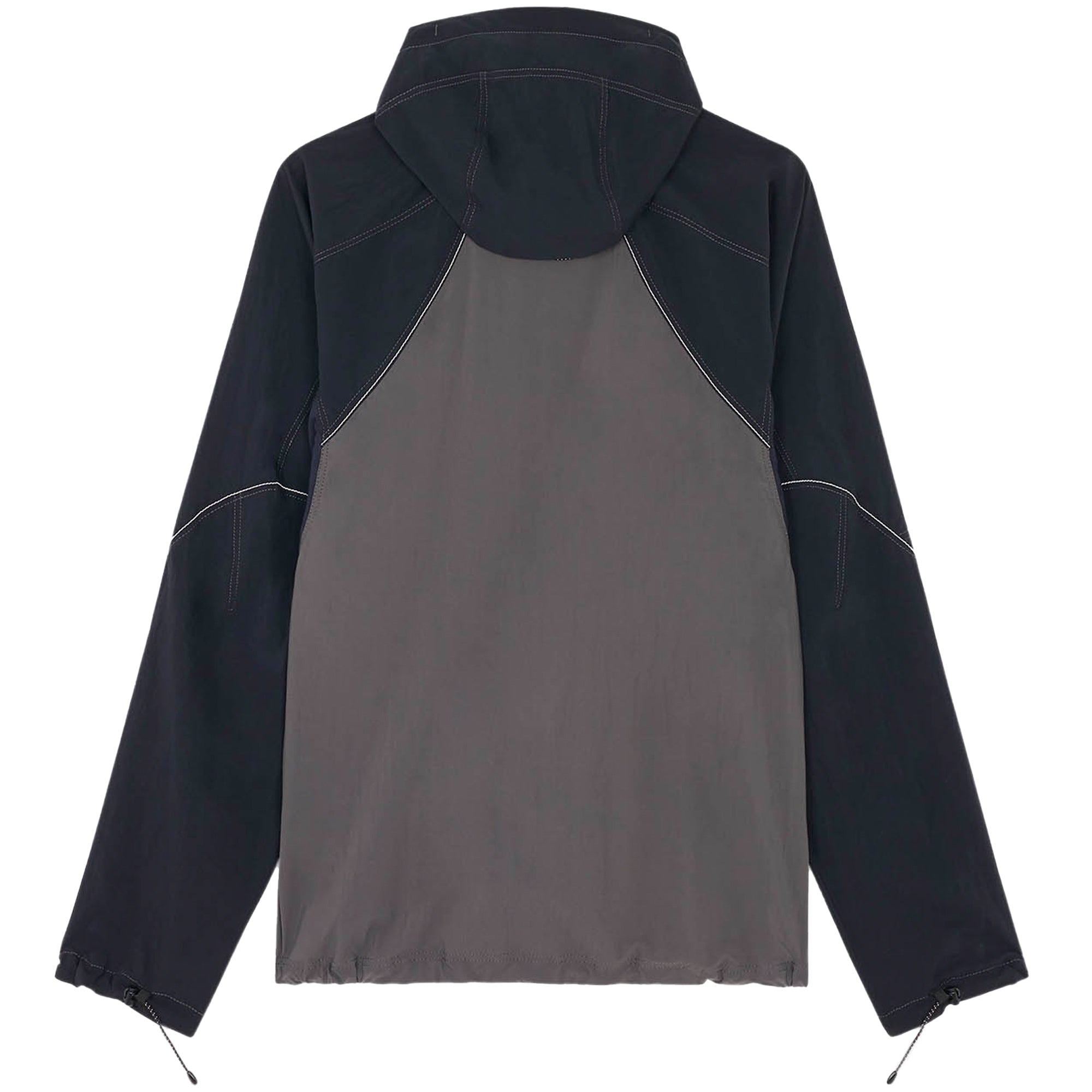 And Wander x Maison Kitsun Hiking Set Up Hooded Jacket - Black