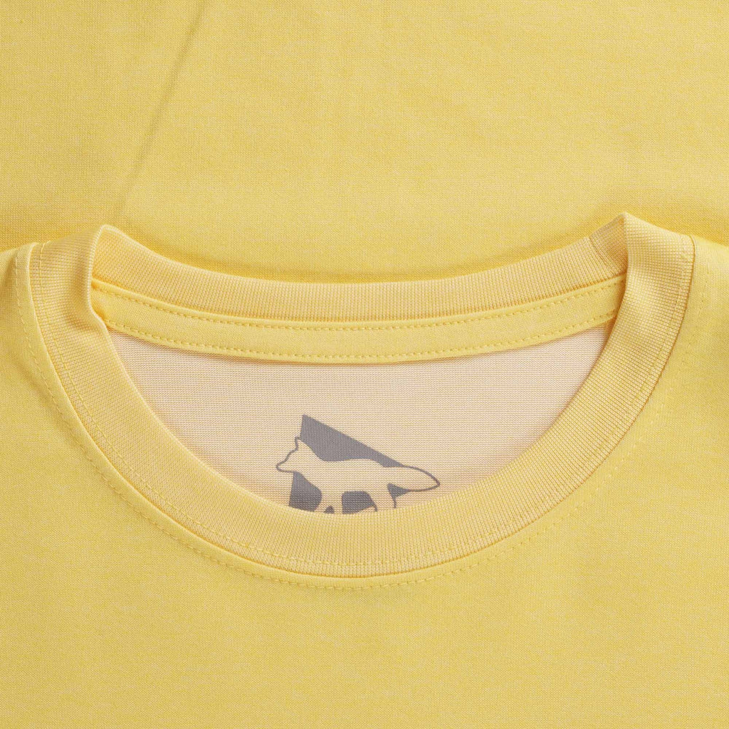 And Wander x Maison Kitsun Dry Cotton T-Shirt - Yellow