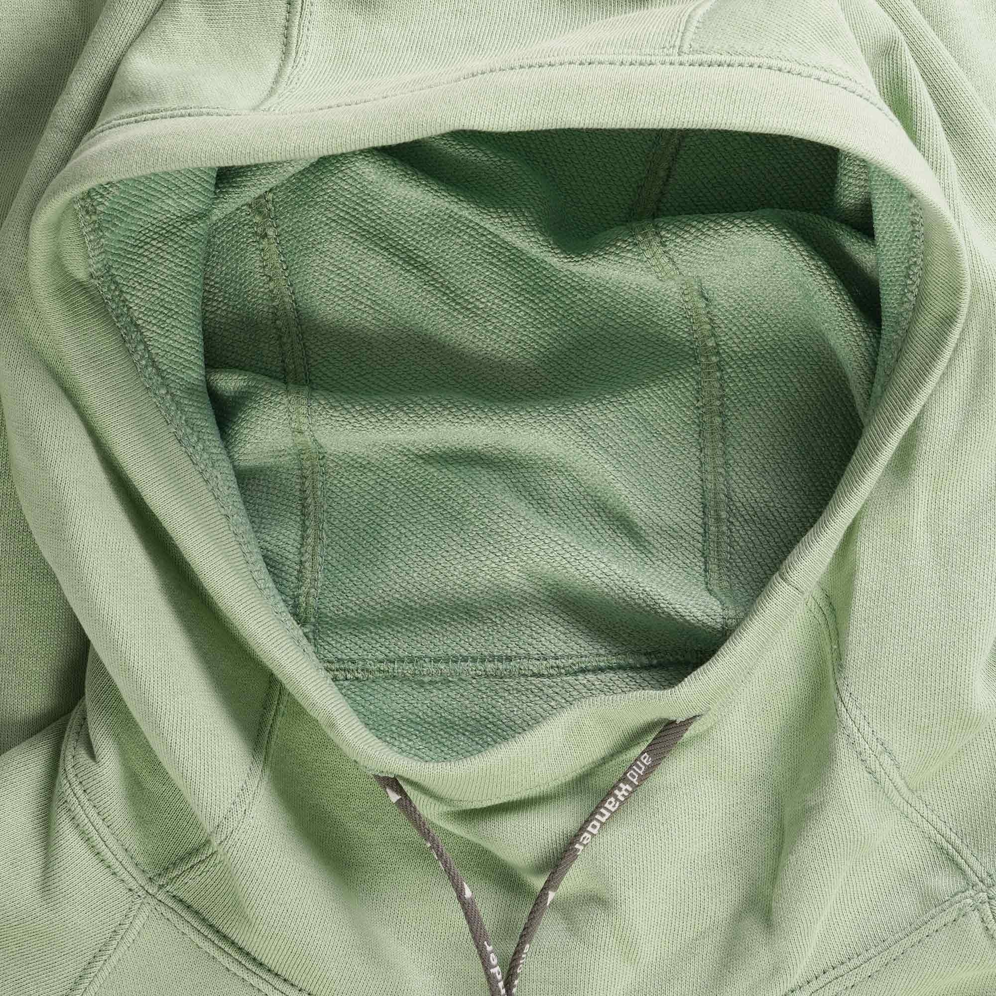 And Wander x Maison Kitsun Dry Cotton Hoodie - Green