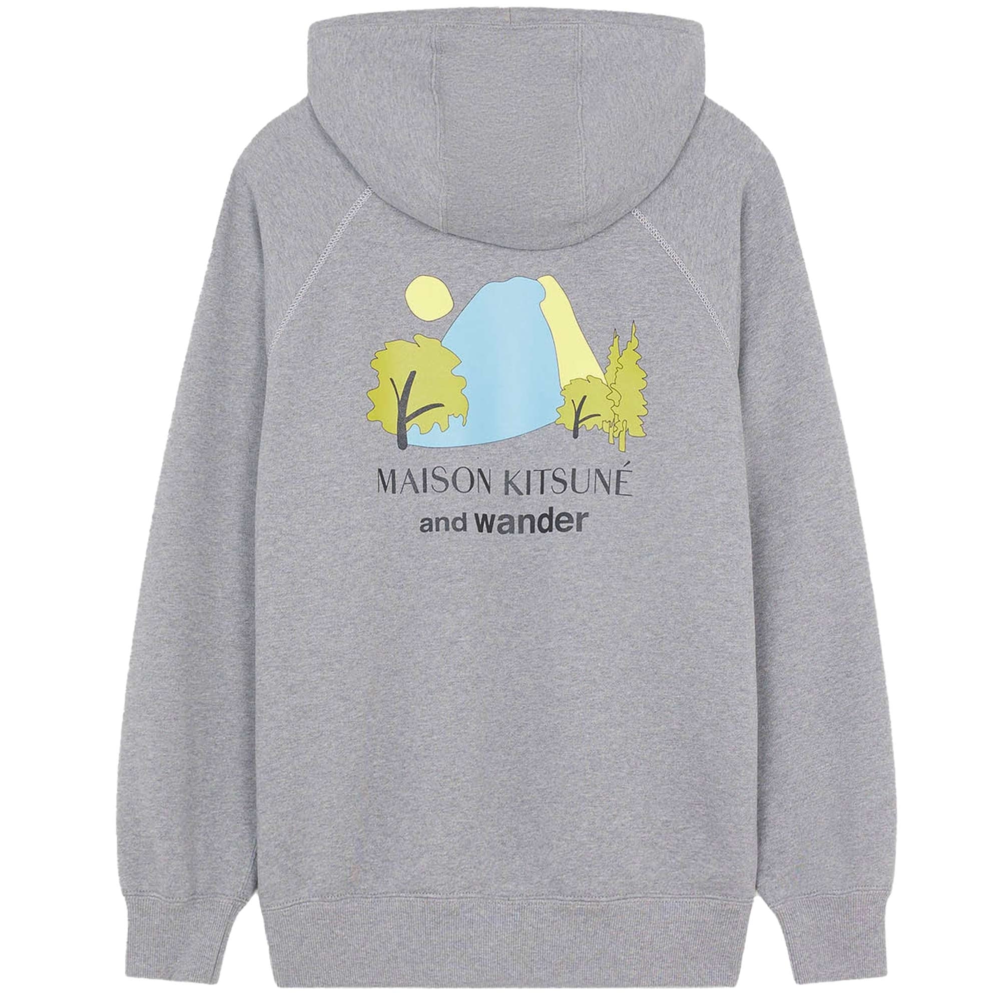 And Wander x Maison KitsunŽ Dry Cotton Hoodie - Gray – Stuarts London